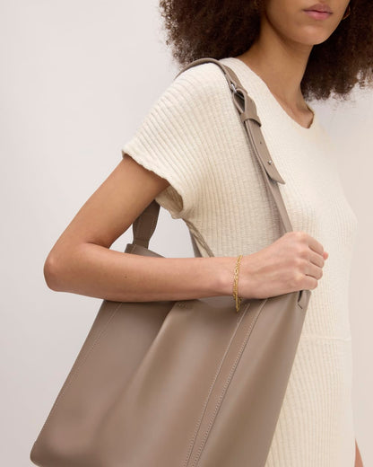 El bolso estudio | Porcini gris pardo