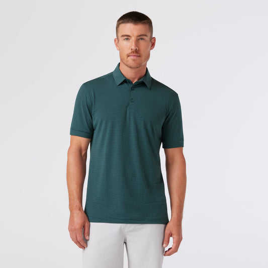 Polo de manga corta Copa – Color bálsamo (verde azulado suave).
