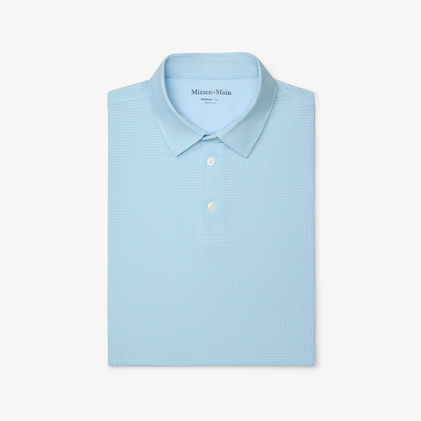 Polo de manga corta Copa – Color cian claro.