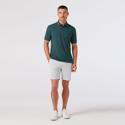 Polo de manga corta Copa – Color bálsamo (verde azulado suave).