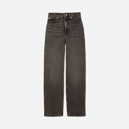 Vaqueros Way-High® | Negro lavado | Entrepierna de 75 cm