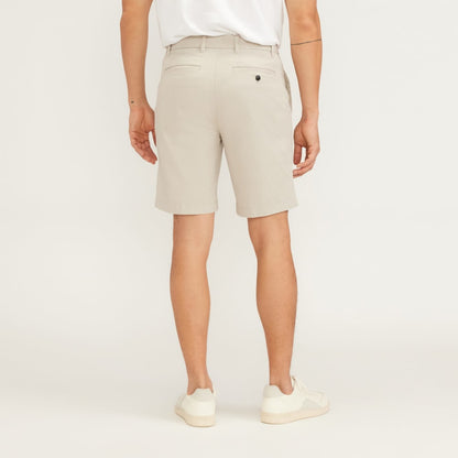 Pantalón corto chino ajustado de alto rendimiento de 9 pulgadas | Piedra