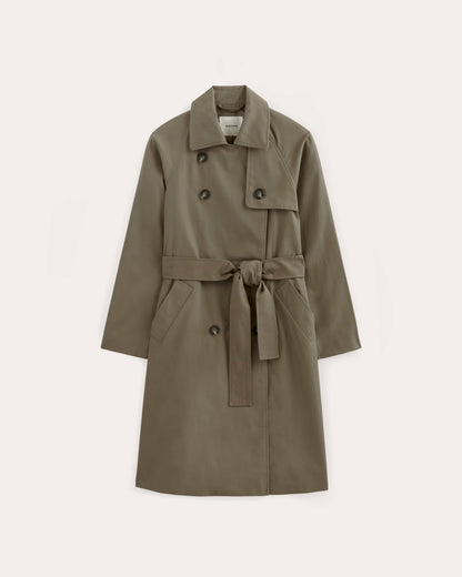 La gabardina moderna | Gris topo oscuro
