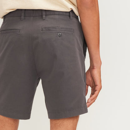 Pantalón corto chino slim fit de 7 pulgadas | Gris pizarra