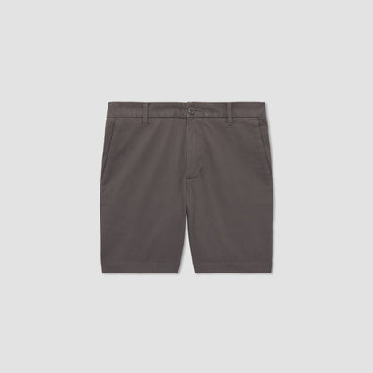 Pantalón corto chino slim fit de 7 pulgadas | Gris pizarra