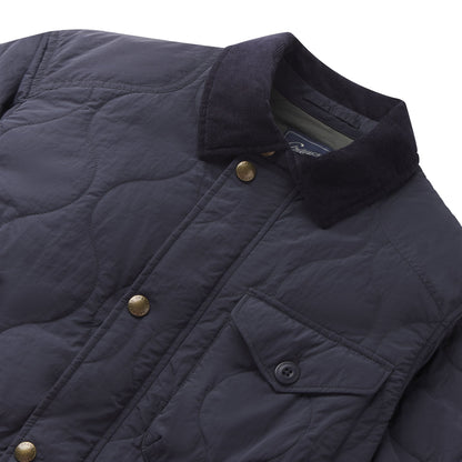 Chaqueta acolchada ligera Andrew – Azul marino.