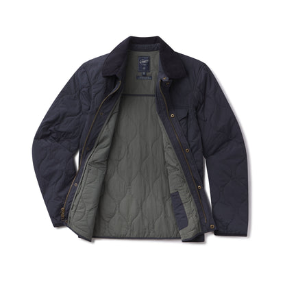 Chaqueta acolchada ligera Andrew – Azul marino.