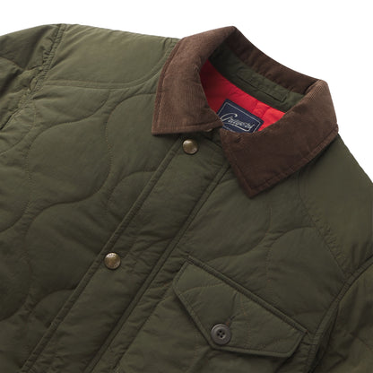 Chaqueta acolchada ligera Andrew – Verde oliva.