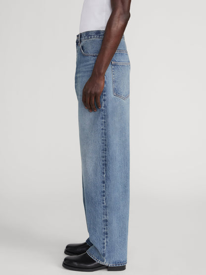 Jeans anchos — Azul.