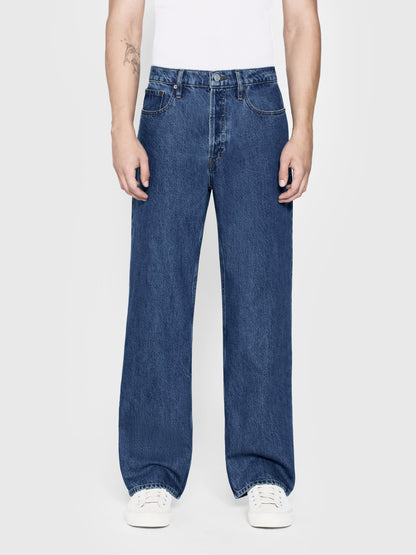 Jeans anchos — Azul oscuro.