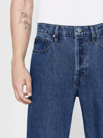 Jeans anchos — Azul oscuro.