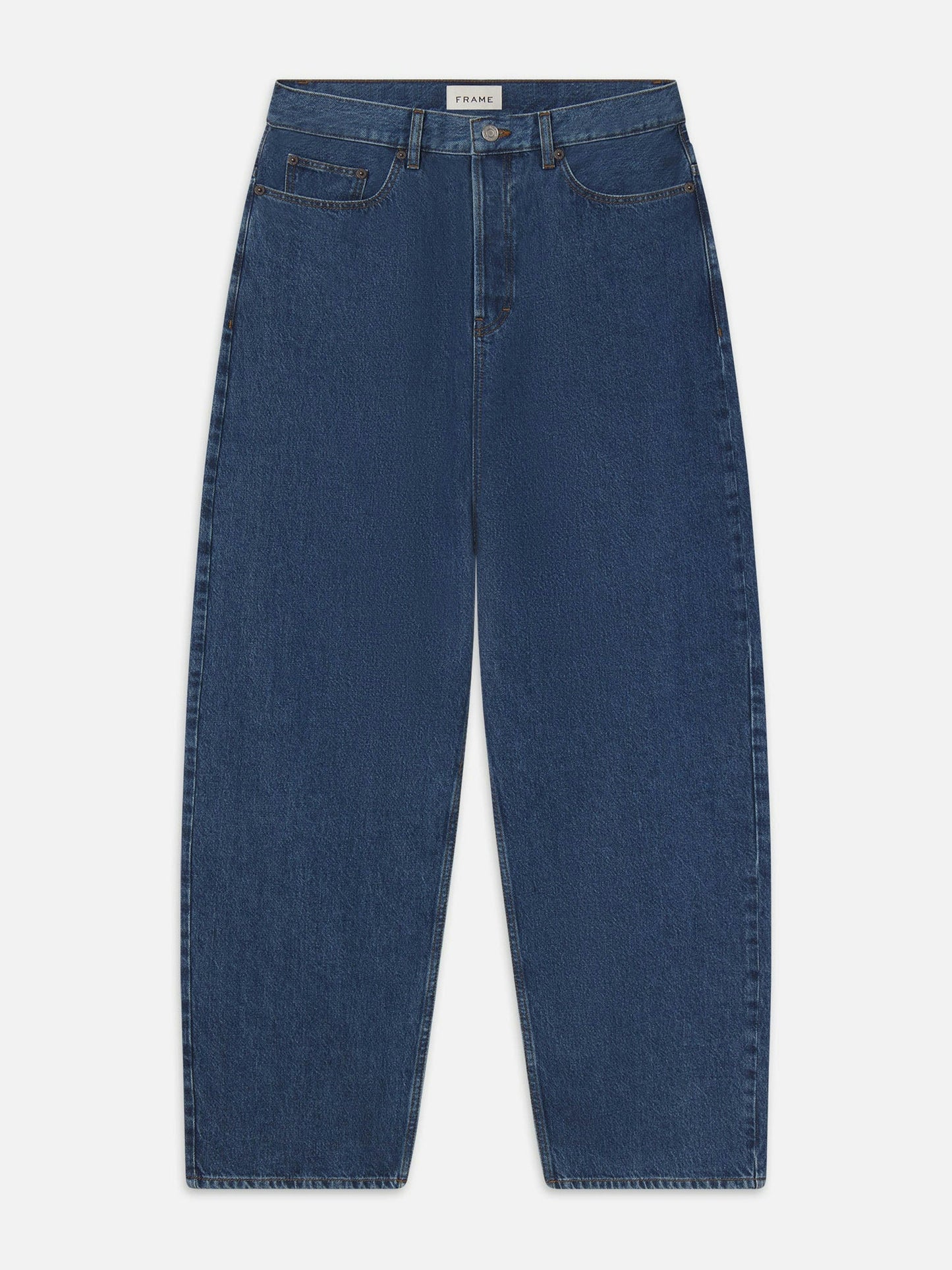 Jeans anchos — Azul oscuro.