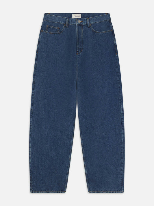Jeans anchos — Azul oscuro.