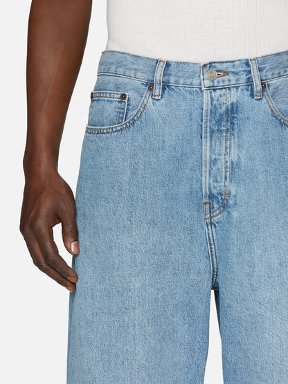 Jeans anchos — Azul claro.