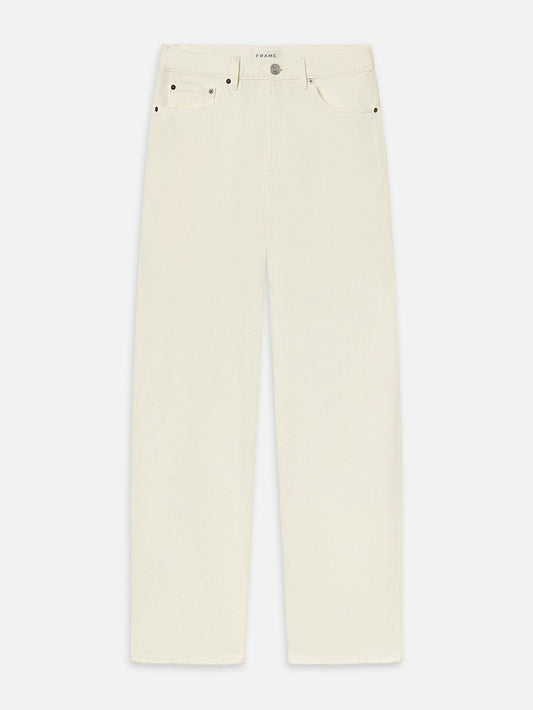 Jeans anchos — Blanco.