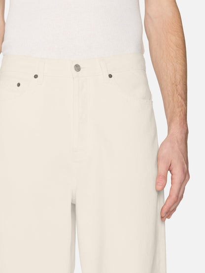 Jeans anchos — Blanco.