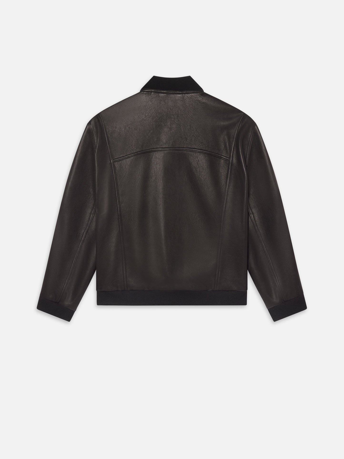 Bomber de cuero — Negro