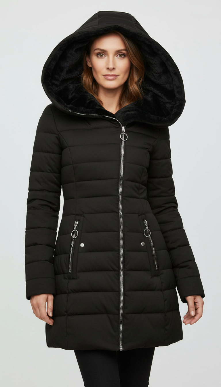 Chaqueta Acolchada Premium con Forro de Piel Suave – Edición Invierno