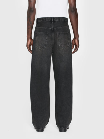 Jeans anchos — Negro.