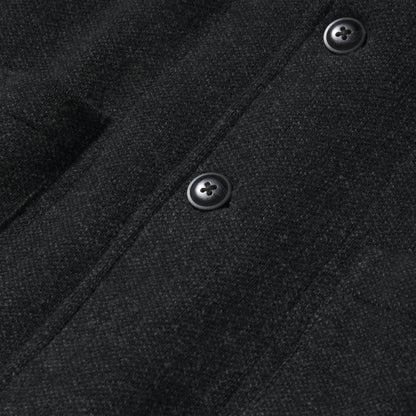 Nelson Jacquard Swacket – Gris carbón jaspeado.