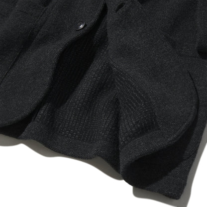 Nelson Jacquard Swacket – Gris carbón jaspeado.