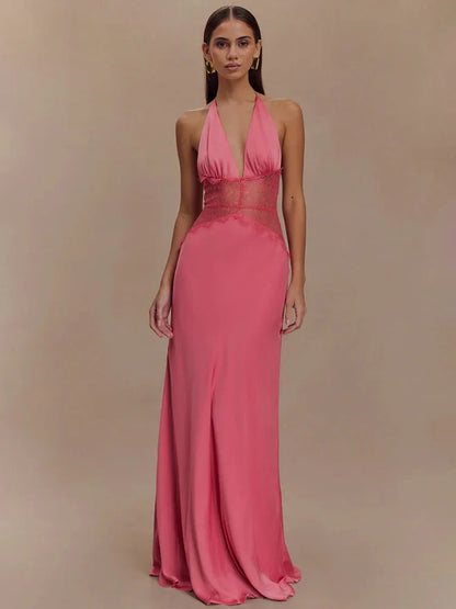 Vestido largo sin espalda Giorgia