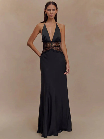 Vestido largo sin espalda Giorgia