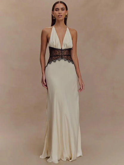 Vestido largo sin espalda Giorgia