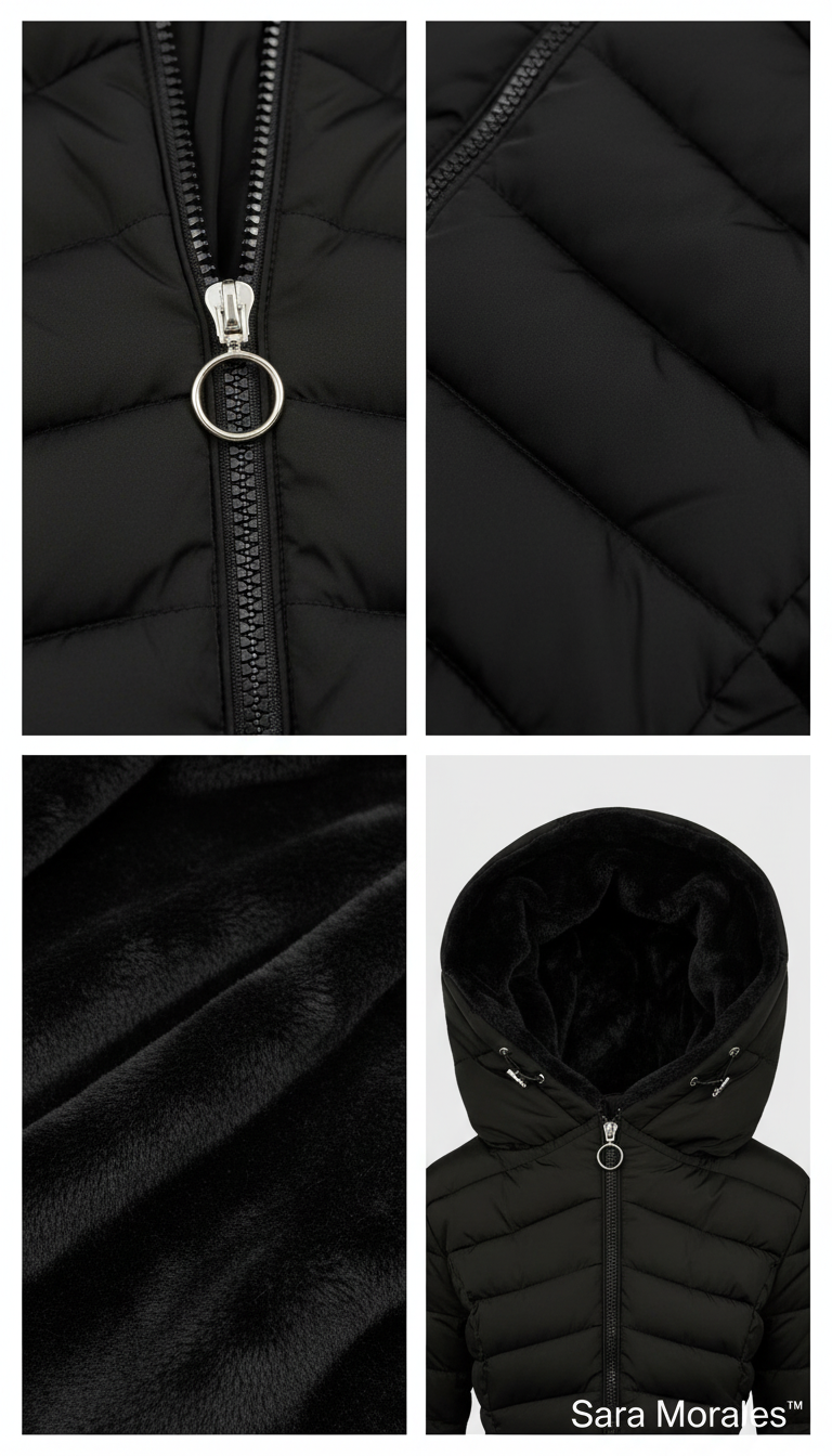 Chaqueta Acolchada Premium con Forro de Piel Suave – Edición Invierno