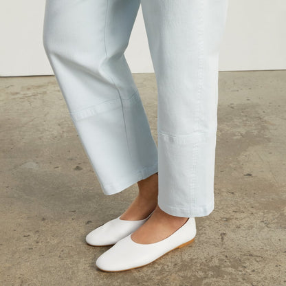 Pantalón tipo barril | Azul cielo | Regular