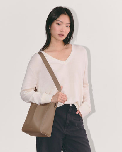 El bolso Mini estudio | Porcini Taupe