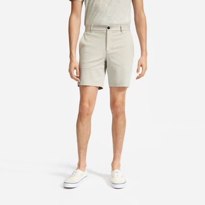 Pantalón corto chino slim fit de 7 pulgadas | Piedra