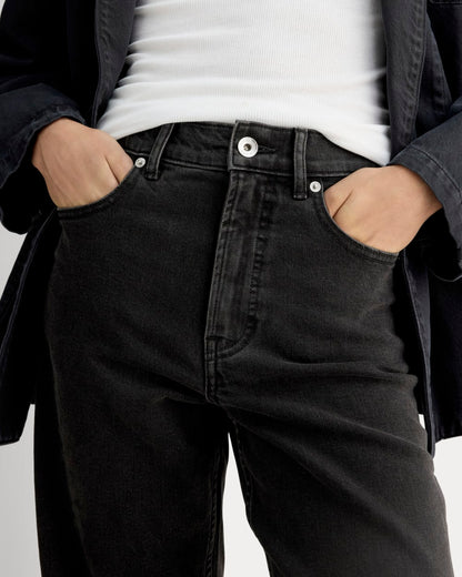 Vaqueros Way-High® 2.0 | Negro lavado | Entrepierna de 75 cm