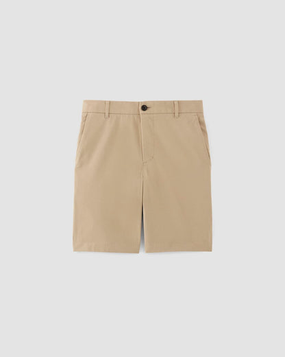 Pantalón corto chino ajustado de 9 pulgadas | Gabardina caqui