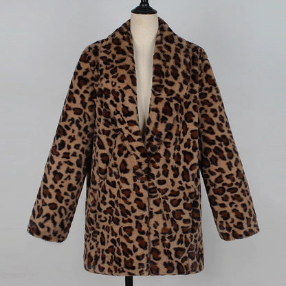 Abrigo de leopardo de lujo