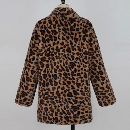 Abrigo de leopardo de lujo