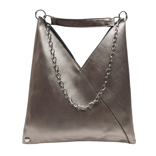 Bolso de mano de piel Pochette