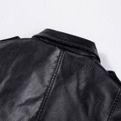 Chaqueta de cuero para motociclistas