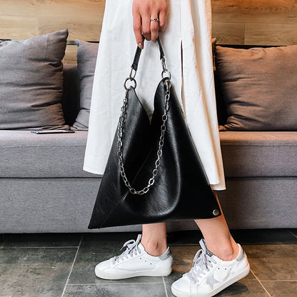 Bolso de mano de piel Pochette