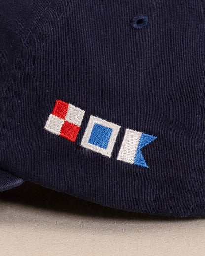 Gorra Skipjack con banderas náuticas de EE. UU.